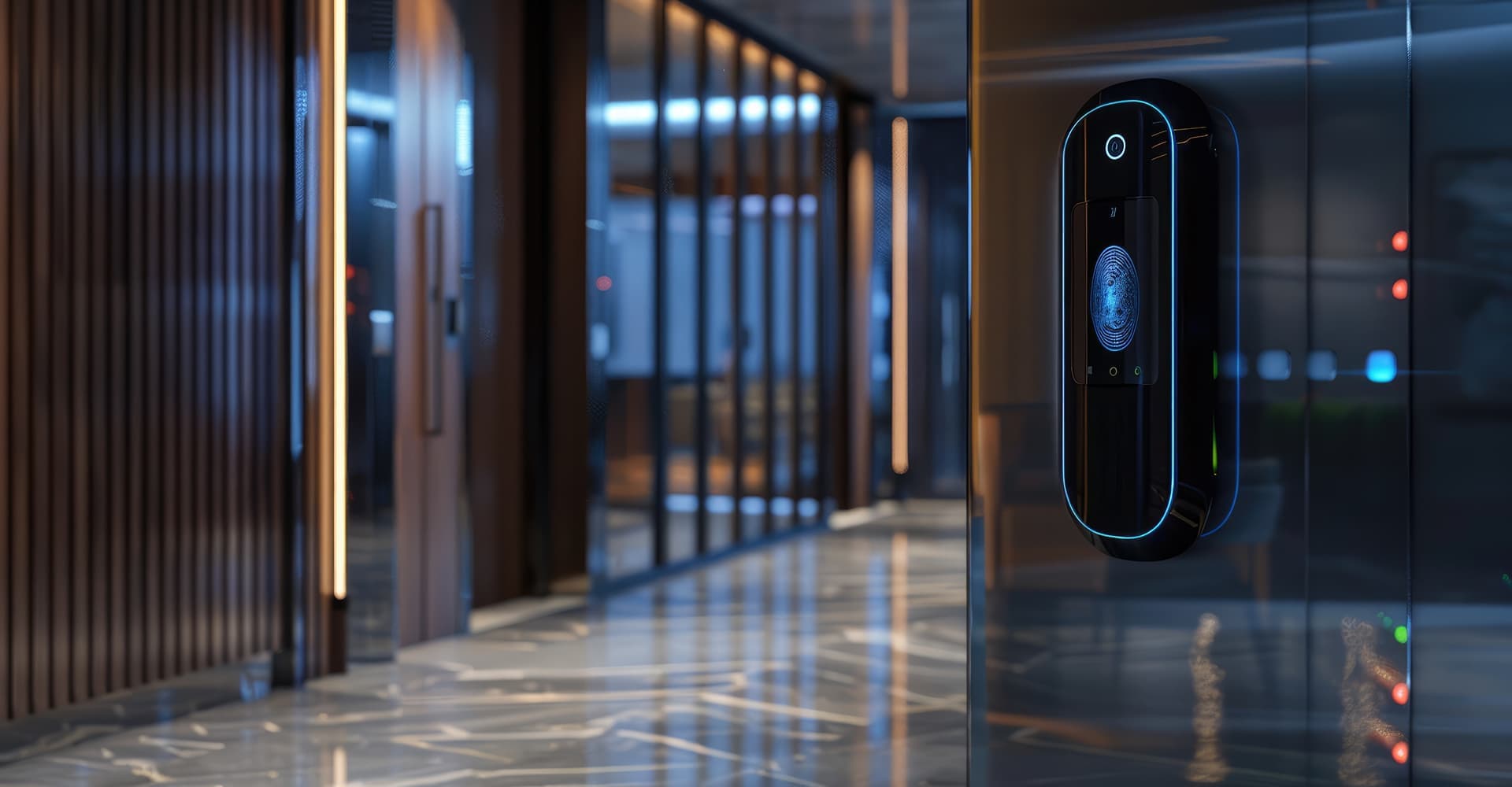 Image d'un lecteur d'emprunte digitale, pour le contrôle d'accès